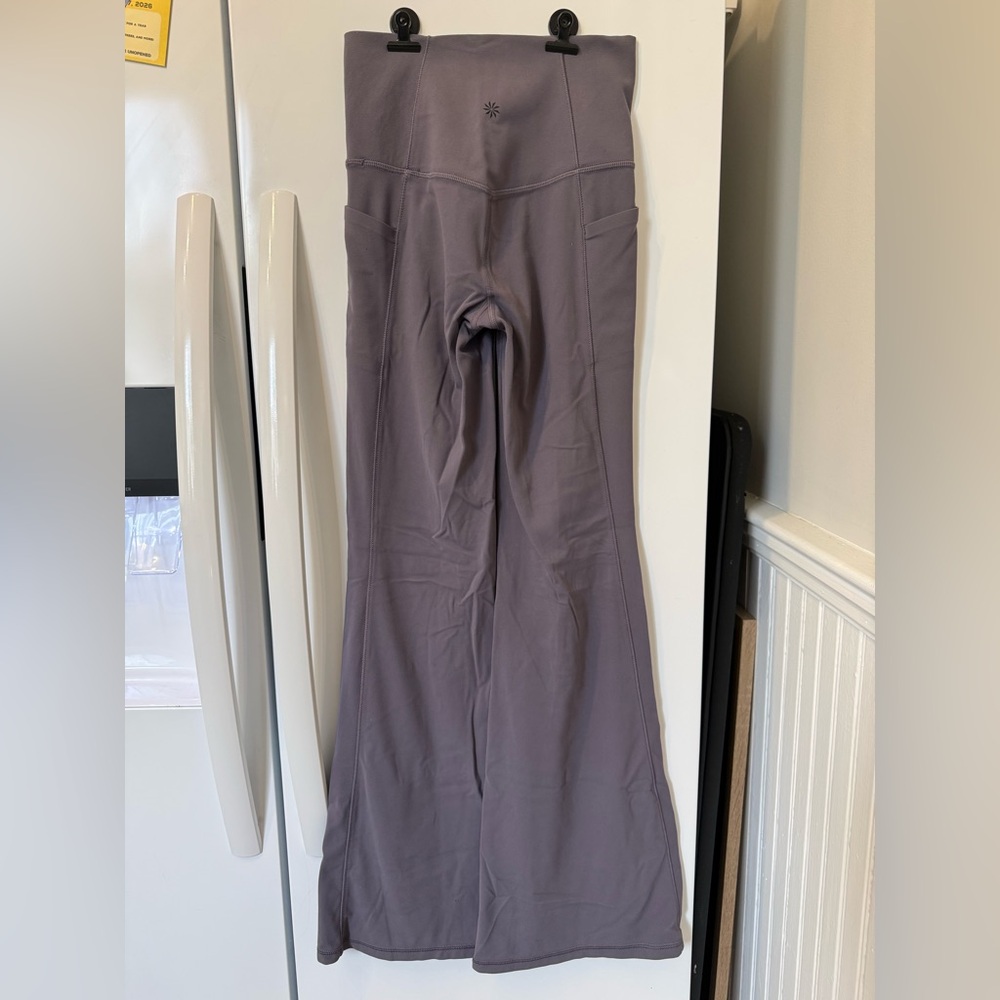 Athleta Salutation Stash Flare Pant with Side Pockets | Dusk Violet Size XXS